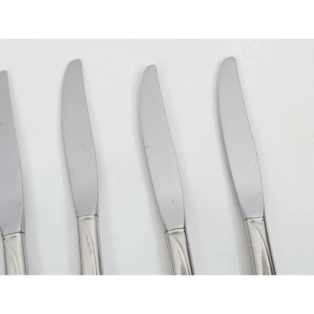 Oneida Flight Reliance 12 Knife Modern Solid Set Stainless Steel Small Serrated